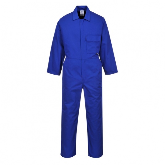 Portwest 2802 Blue Standard Coveralls with Chest Pocket
